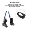 Kolti Ski Boot Carrier Strap with 360 Rotatable Degree Buckle,
