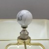 Unbranded Howlite Marble Gemstone 1" Ball Lamp Finials Nickel/Polishe -