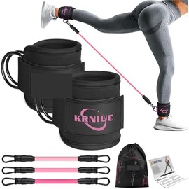 Ankle Resistance Bands with Cuffs, Leg Workout Equipment for Women
