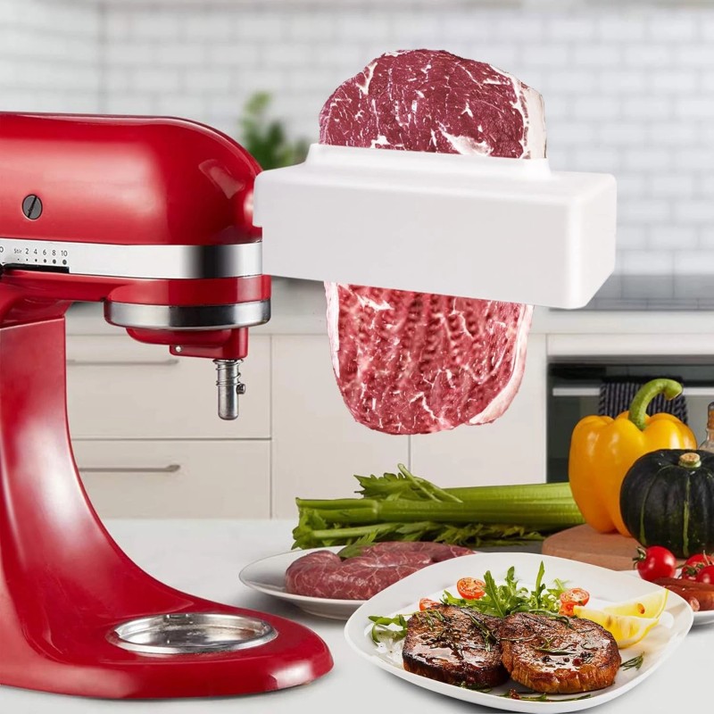 Slltto Meat Tenderizer for Kitchenaid Cuisinart Stand Mixer with Stainless