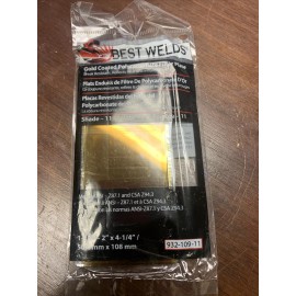Harris Best Welds Shad 11 Welding Helmet Filter Lens 2 x 4.25 1024050
