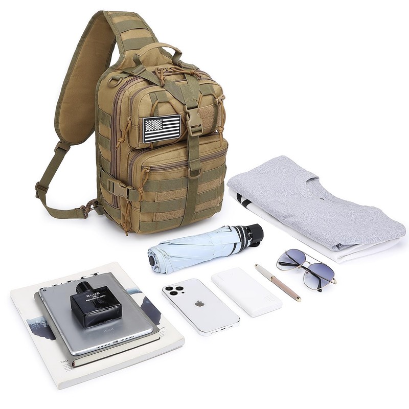 ATBP Tactical Sling Backpack Bag Military Shoulder Bag Pack for