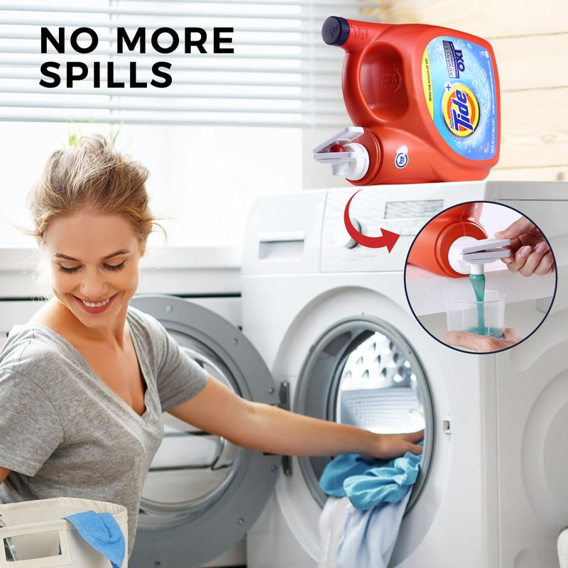 KMOUANTS [2 Pack] Laundry Detergent dispenser Nozzle Switch Holder, Upgraded