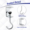 Shengsenfu Adjustable Desk Hooks for Table Metal Bag Holder &
