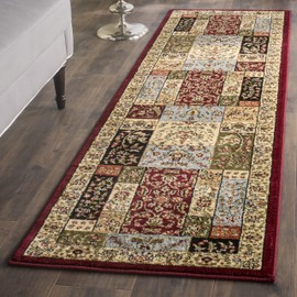 SAFAVIEH Lyndhurst Collection LNH318A Traditional Oriental Non-Shedding Living Room Entryway Foyer Hallway Bedroom Runner, 2'3" x 6' , Multi / Ivory