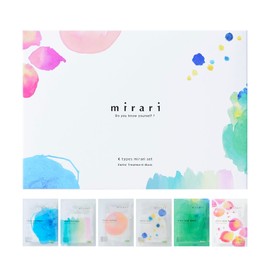 Mirari 6 Types Mirari Set Facial Treatment Mask, Sheet Mask, Moisturizing, Special Care, Pack of 6