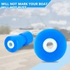 ORLANG 2 Pack 8 Inch Heavy Duty Boat Trailer Roller,Polyurethane