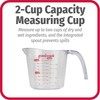Good Cook 2-Cup Clear Measuring Cup with Measurements, Plastic