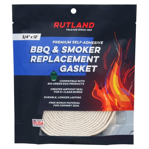 Rutland Products 99N12 Big Green Egg Replacement Gasket, 12 Foot,