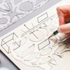 UEAVOID Multifunctional Geometric Ruler, Flexible Plastic Drawing Ruler, Multi-Purpose Drawing