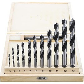 BGS and Centre Bit Wood Drill Bit Set, 13 Piece, 1 Piece, 50403