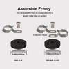 SKNOOY Heavy Duty Magnetic Cable Clips, 6PC Magnetic Wire Clamps,