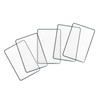 Bliceon 5-Pack 3X Flat Magnifiers - Flexible Plastic Reading Magnifying