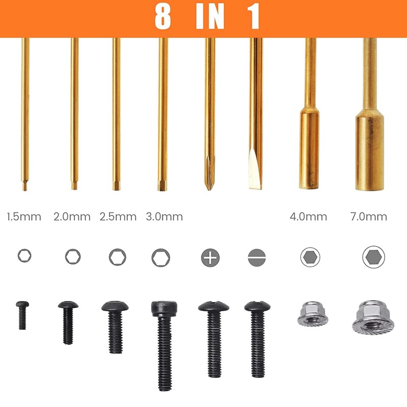 Wisyurt 9 in 1 RC Tool Kit, RC Car Tool