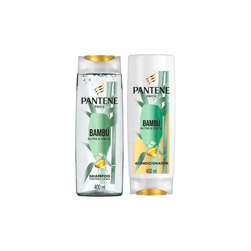 Pack Pantene Bambú 400ml Shampoo Acondicionador