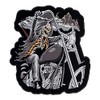 Grim Reaper On A Motorcycle Patch, Large Size