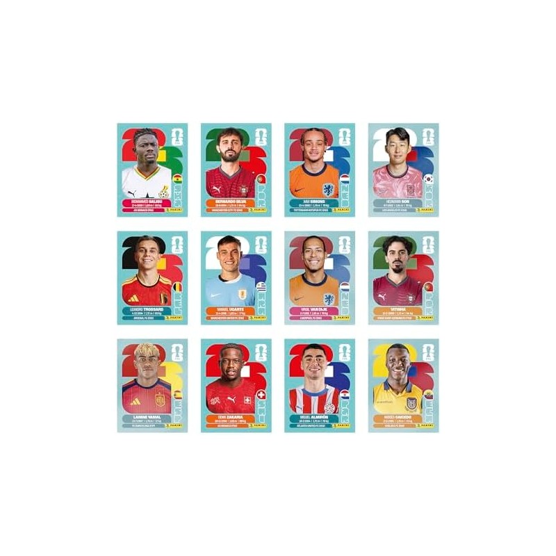 Colección de pegatinas de la Copa Mundial 2026 de la