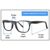 Fighter Men's Eyeglasses - Modern Collection Frames - Black 52-20-140