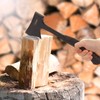 Hitdudu Camping Hatchet, Full Tang Camping Axe Splitting Axe for