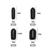 SING F LTD 200PCS Round End Caps Covers PVC Dust
