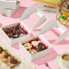 TEMLQPACK 20pcs 6x6x2.5Inches Plastic Clear Chocolate Strawberries Boxes Charcuterie Boxes