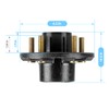 Trailer Wheel Idler Hub Kit, 5-Hole, 5" Bolt Circle Idler