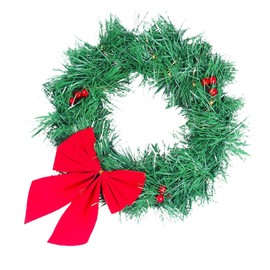 PACKOVE Car Christmas Wreath Car Christmas Reef Light up Artificial Car Wreath Christmas Car Decorations Front Door Hanging Wreath Xmas Garland Christmas Party Decoration Plastic