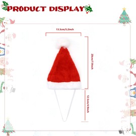 ALLY-MAGIC Christmas Dog/Cat Santa Hat, Christmas Pet Costume, Dog Christmas Outfit, Christmas Costume Set for Small Dogs Gift Y6-CWSDM