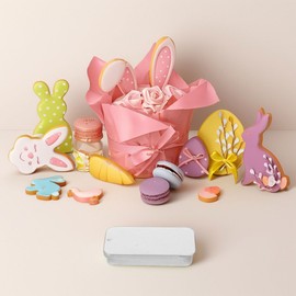 UPKOCH Pack of 20 small metal tins with sliding lid, storage box made of tin, 60 x 34 x 10 mm, silver, ideal for home and on the go