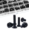 NINDEJIN 1060pcs 12.9 Grade Carbon Steel M2 M3 M4 M5