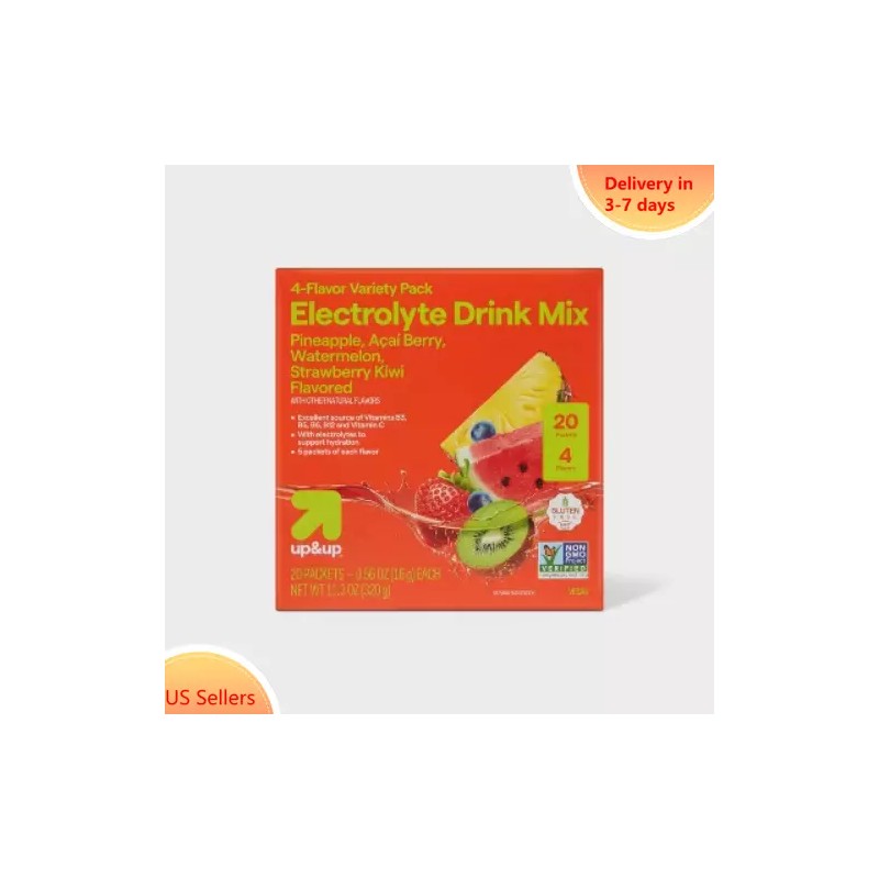 Hydration with Electrolytes Drink Mix - Variety Pack - up&up™