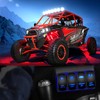 Nilight - 90008B Rock Lights Rocker Switch LED Light Bar