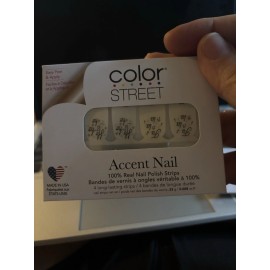 Color Street Got Caroled Away Accent set of 4 strips.