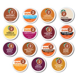 Coffee Pods Variety Pack – 30 Count K-Cups Sampler with 15 Flavors – Top Brands of Dark, Medium, Light & Flavored Roast – Compatible with Keurig – Great Coffee Gift Box