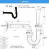 Nantucket Sinks P Trap – 1 1/4 P Trap Bathroom