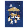 Baby Angels And Creche Boxed Christmas Cards - 16 Cards