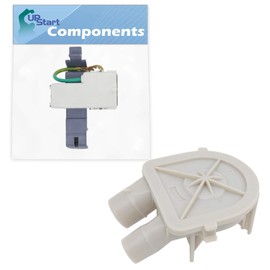 8318084 Washer Lid Switch & 3363394 Washing Machine Pump Replacement for Maytag MTW5620TQ2 Washer - Compatible with WP8318084 Lid Switch & WP3363394 Water Pump Assembly - UpStart Components Brand