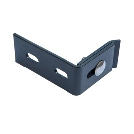 Wall Connection Angle Connector in Anthracite 100 x 65 Fence Grid Mat Holder