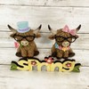 Hobby Lobby HL Easter Decor - Resin Scottish Highland Cow