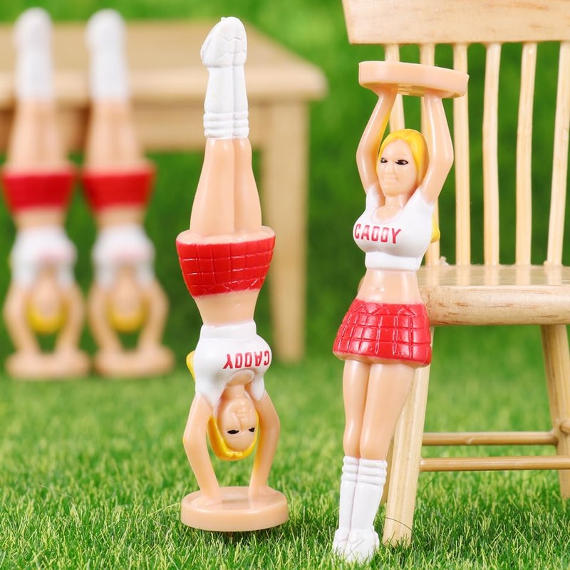 VANZACK 4PCS/PACK Outdoor Girl Tee Plastic Holder for Golfer Sports