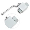 QWORK Hydraulic Ball Valve 3/8'' NPT, 7250 PSI Shut-Off 2