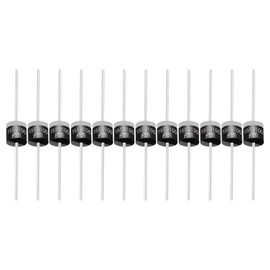 PATIKIL 12Pcs 15SQ100 Schottky Rectifiers Diode, 15A 100V R-6 High Current Electronic Direct Plug-in Rectifiers Diodes for Voltage Regulators, Power Management