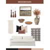 Crumbs Home Modern Farmhouse Fall Linen Indoor Outdoor Lumbar Pillow