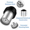 Door Stopper, 65mm Floor Mount Door Stop, Stainless Steel, Cylindrical