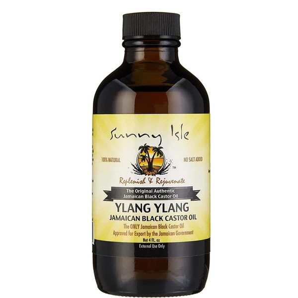 Sunny Isle Ylang Ylang Jamaican Black Castor Oil 4oz (Pack