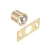 sourcing map Door Cabinet Closet Drawer 12.5mm Shaft Dia Brass