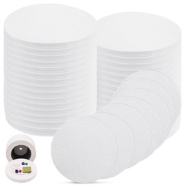 Milkary 200 Sheets Kiln Microwave Papers, 4.7" Ceramic Fiber Paper Oven Insulation Hot Melt Kiln Paper High Temperature for Clay Pottery Glass Fusing Ceramic Fiber Insulation Blanket DIY Crafts Molds
