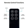 Comfort Zone 26-Inch 1500W Tower Space Heater for Indoor Use,