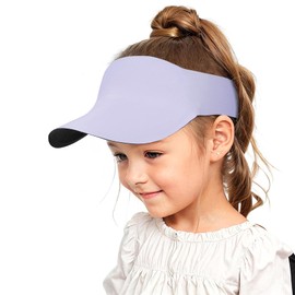 Zando Toddler Visor Hat Baby upf 50+ Adjustable Toddler Sun Protective Golf Hat Lightweight Tennis Sports Hats Purple Visors Hat Toddler Summer Beach Caps for Little Boys Girls 01 Purple 2-5T