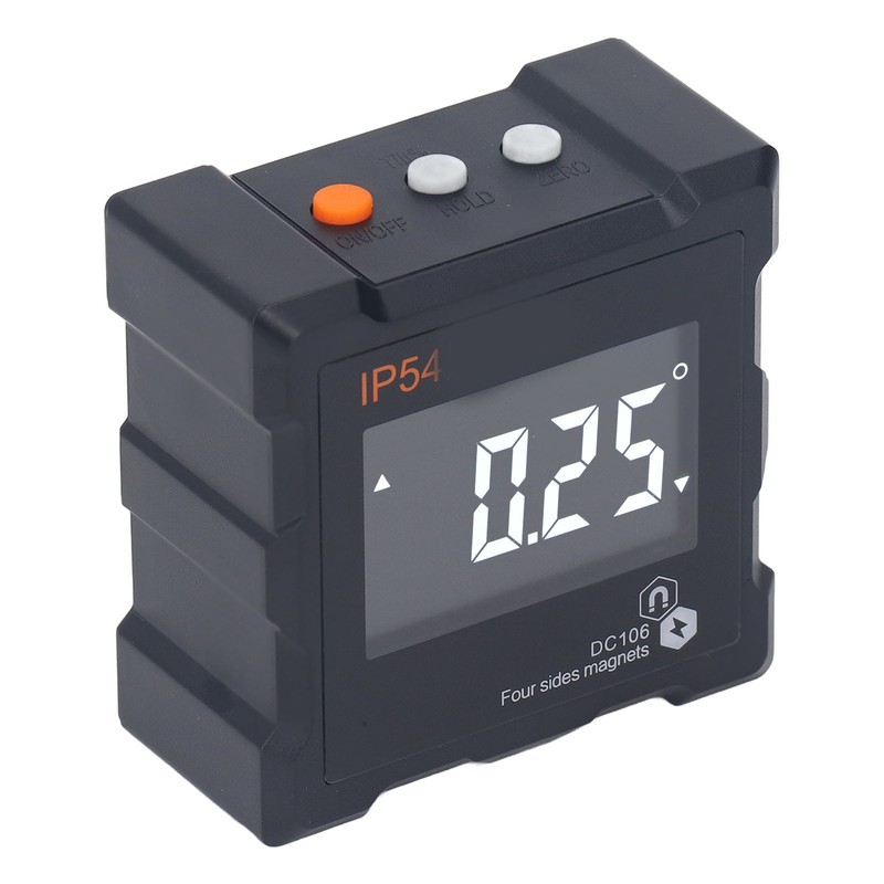 IP54 Angle Finder 4x90° LCD Digital Display 4 Side Strong